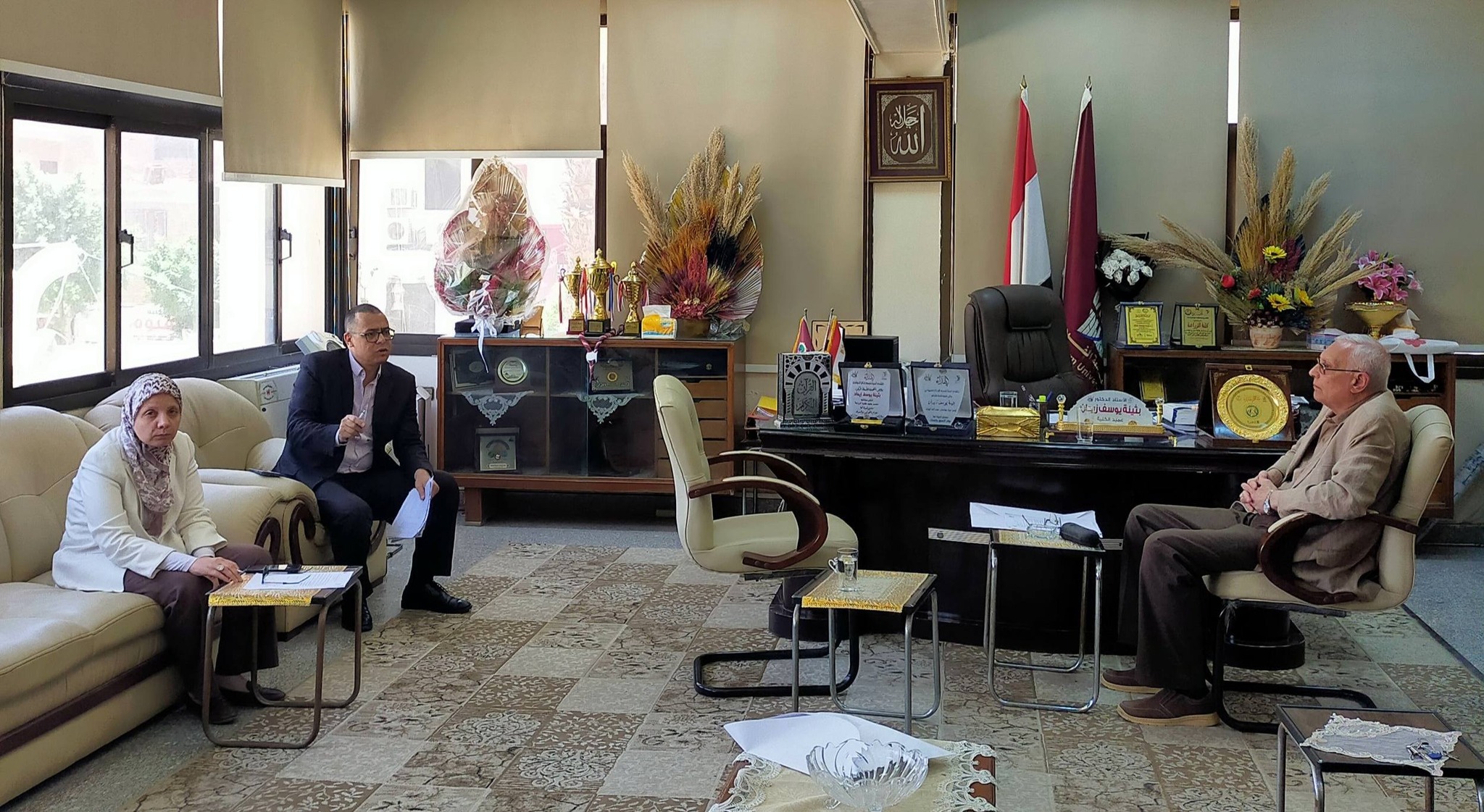 إجتماع لجنة إدارة برامج كلية الزراعة 