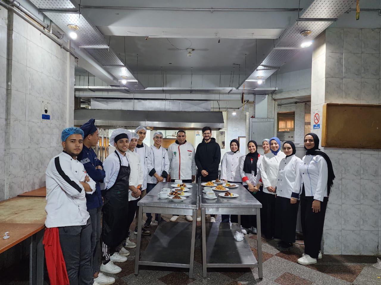 تدريب عملي لطلاب المستويين الثالث والرابع برنامج إدارة الاعمال في الضيافة – كلية السياحة والفنادق، جامعة الفيوم