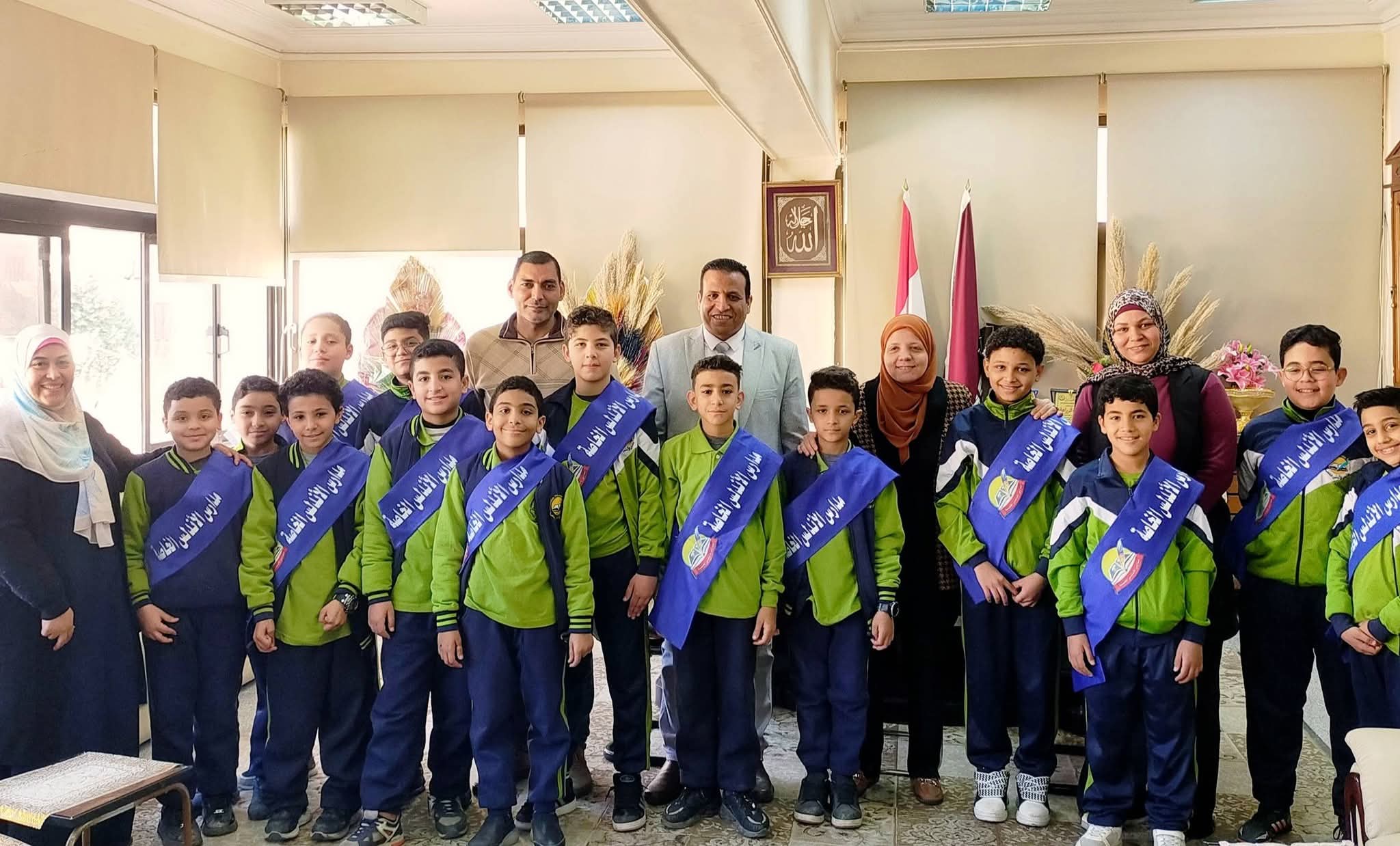 زيارة وفد من طلاب مدرسة الأندلس الخاصة للكلية